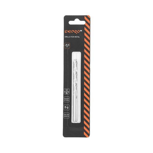 Metal Drill Bit Dnipro-M P6M5K5 8.5 mm (1 pc)