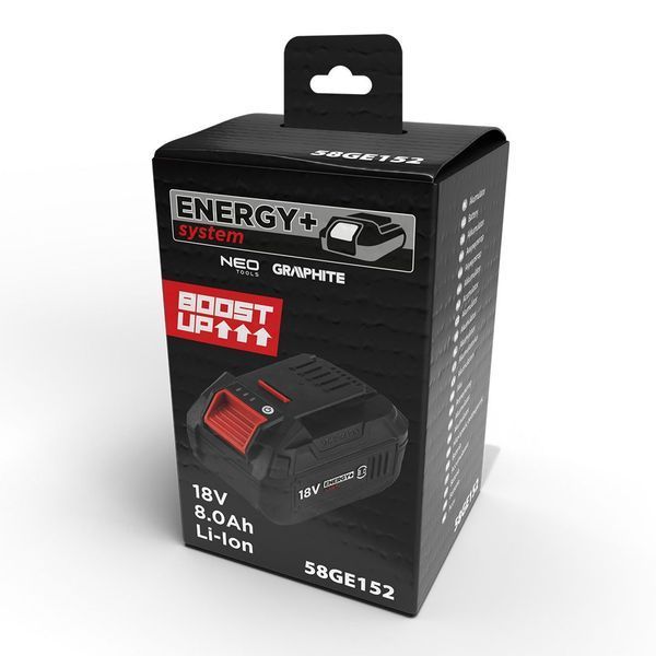 Energy+ 18V Li-Ion 8.0Ah BOOST UP Battery 58GE152 фото