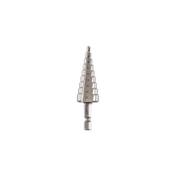 Step Drill Bit Dnipro-M P6M5 Shank 4-20 mm