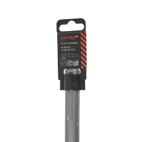 Chisel Dnipro-M Large Flat 18x400x50 mm SDS MAX