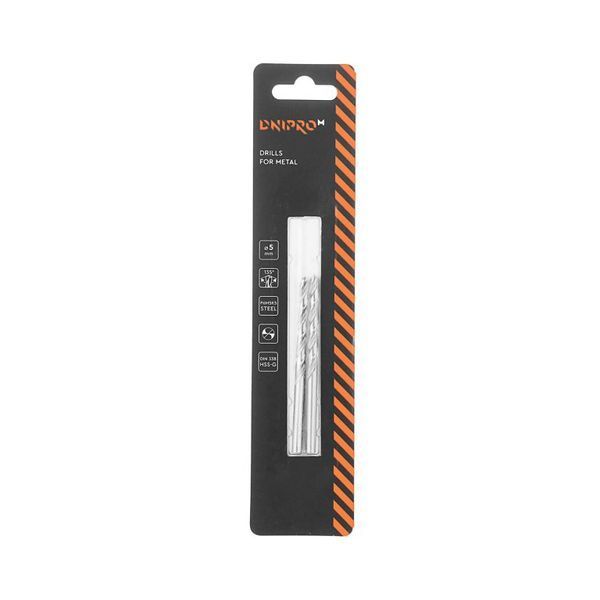 Metall-Bohrer Dnipro-M P6M5K5 5 mm (2 St.) 19445013 фото